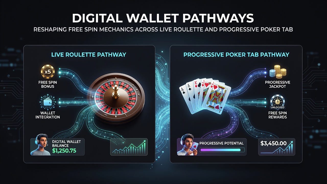 Integration von Wallets in progressive Poker-Mechaniken und Free-Spins